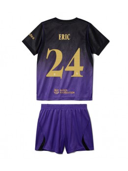 Otroški Nogometna dresi replika Barcelona Eric Garcia #24 Gostujoči 2026-27 Kratek rokav (+ hlače)